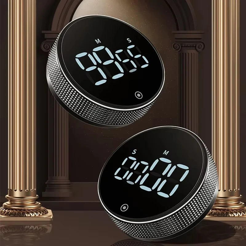 Magnetic Productivity Timer Digital Timer Manual Countdown Rotary Timer Mechanical Cooking Timer Cooking Shower Stopwatch