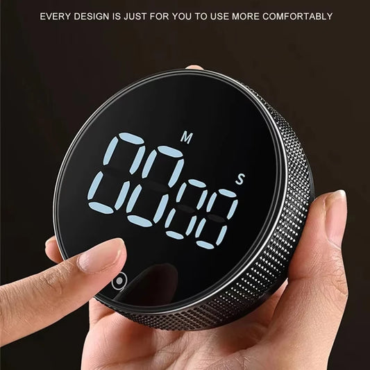 Magnetic Productivity Timer Digital Timer Manual Countdown Rotary Timer Mechanical Cooking Timer Cooking Shower Stopwatch